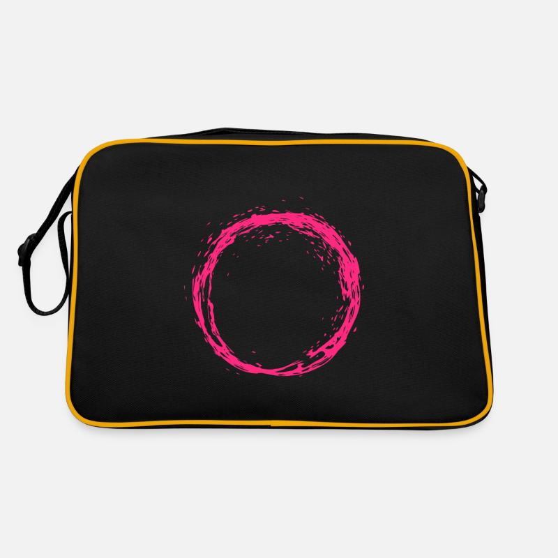 Kreis Rosa Retro Tasche
