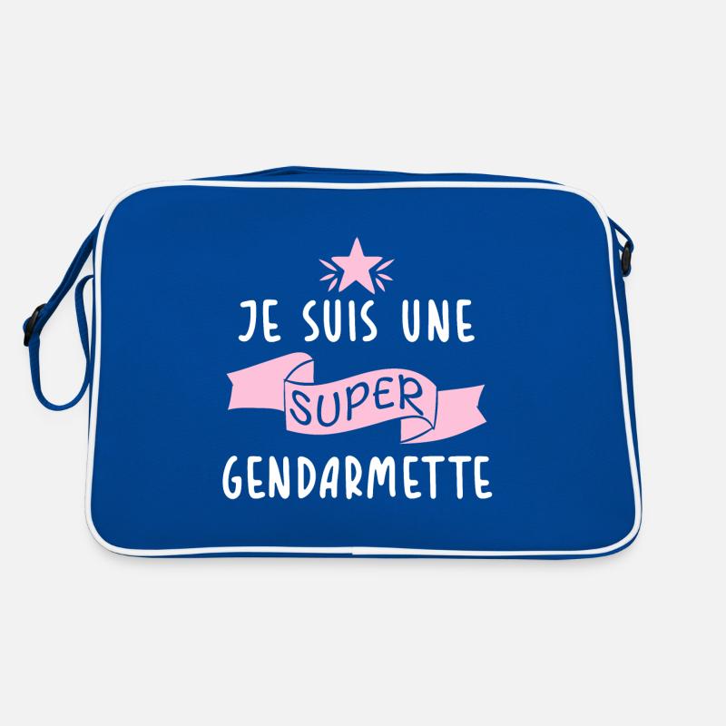 Gendarm - Gendarme - Cop - Geschenk Retro Tasche