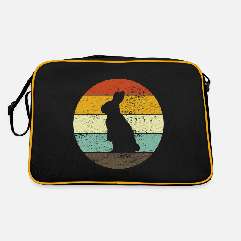 Lapin Cadeau rétro de lapin de Pâques Sac Retro