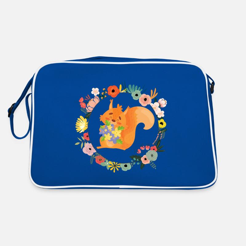Eichhörnchen Retro Tasche