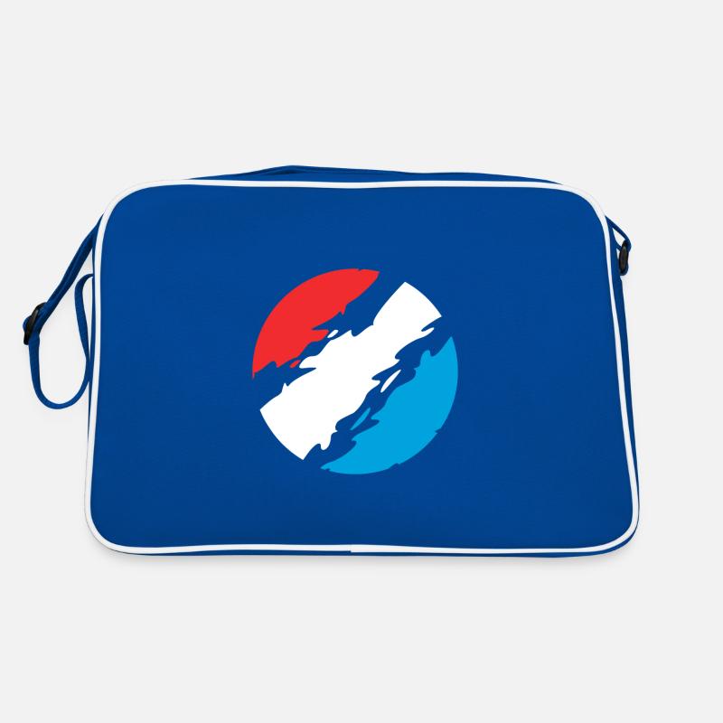 Luxembourg Couleurs drapeau drapeau Sac Retro