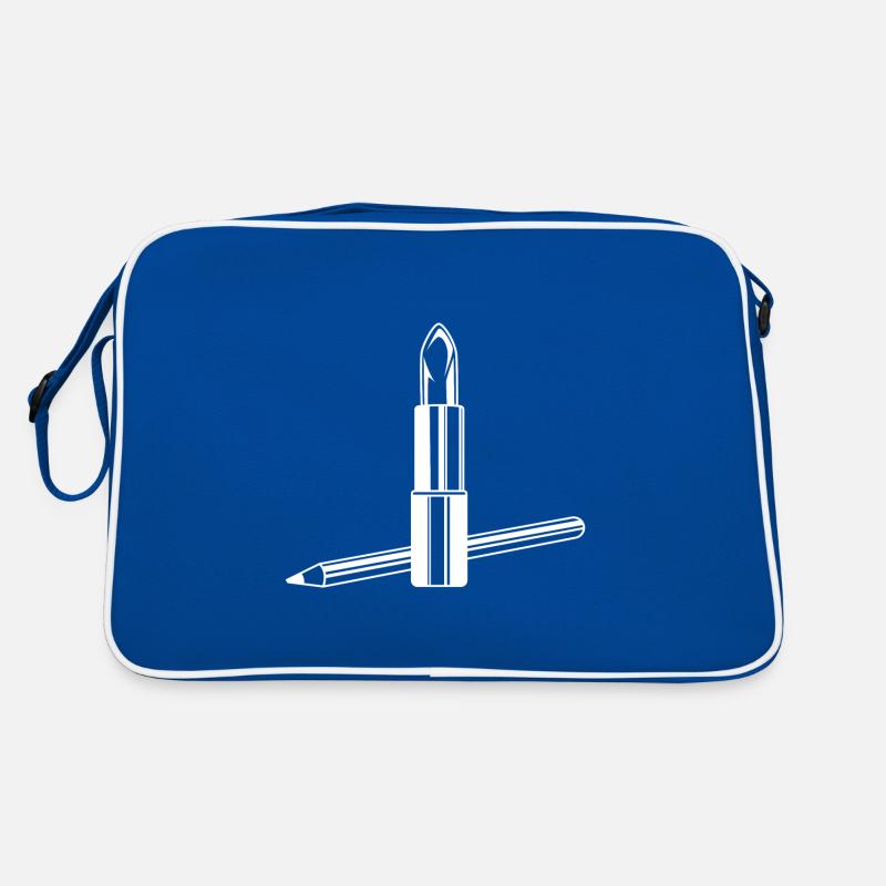 Lippenstift Symbol Make up Retro Tasche
