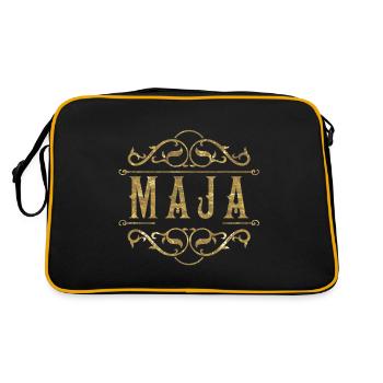 Maja gold - Retro Bag - black/gold - Back