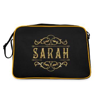 Sarah gold - Retro Bag - black/gold - Back