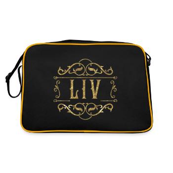 Liv or - Sac Retro - noir/or - Dos