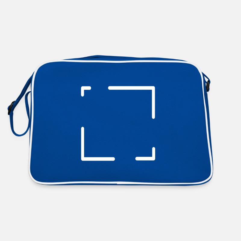 Square White Frame Decoration Retro Bag
