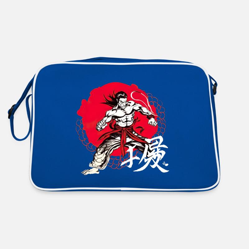 Japanischer Krieger Tradition Kampfkunst Retro Tasche