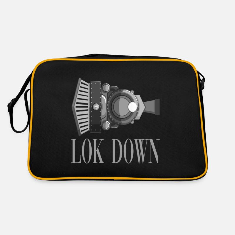 Eisenbahner Lockdown für einen Eisenbahner Retro Tasche