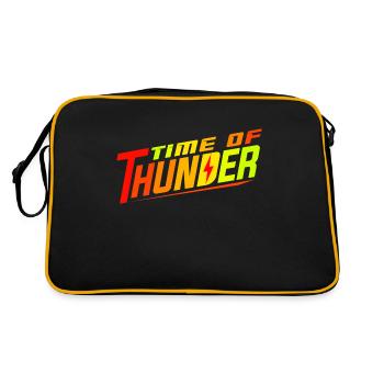 COLORMIX POWER - Retro Tasche - Schwarz/Gold - Hinten