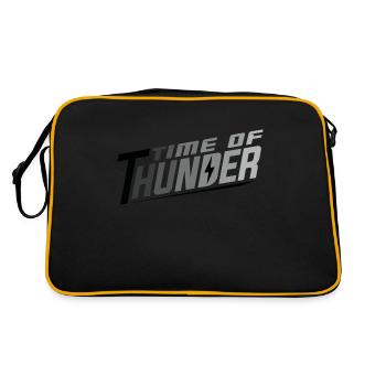 COLORMIX POWER - Retro Tasche - Schwarz/Gold - Hinten