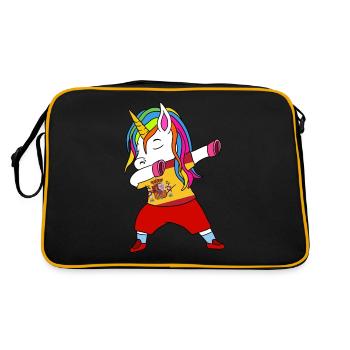 Espagne football dabbing cadeau - Sac Retro - noir/or - Dos