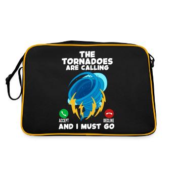 Tornado - Retro Bag - black/gold - Back
