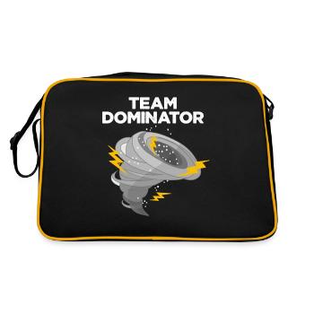 Tornado - Retro Bag - black/gold - Back