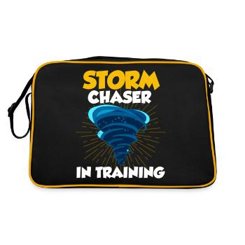 Tornado - Retro Bag - black/gold - Back
