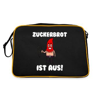 BDSM - Retro Tasche - Schwarz/Gold - Hinten