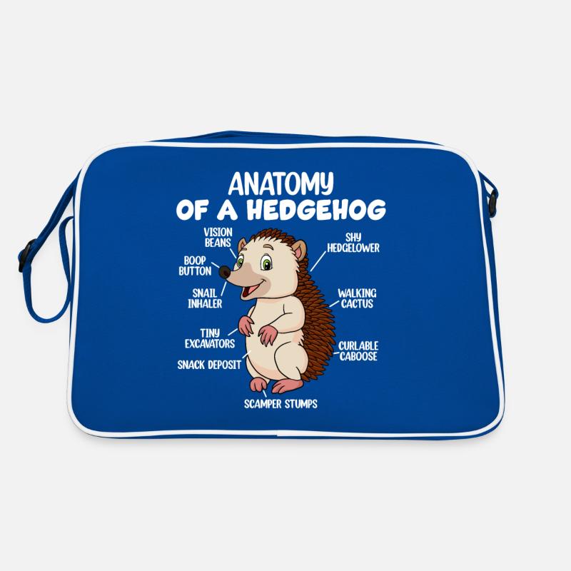 Anatomie d’un hérisson Sac Retro