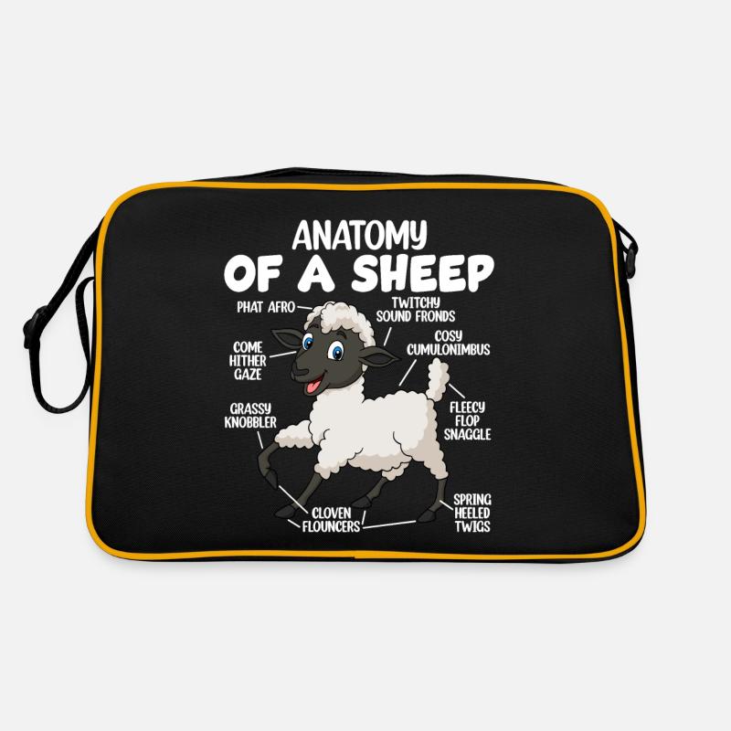 Anatomie d’un mouton Sac Retro