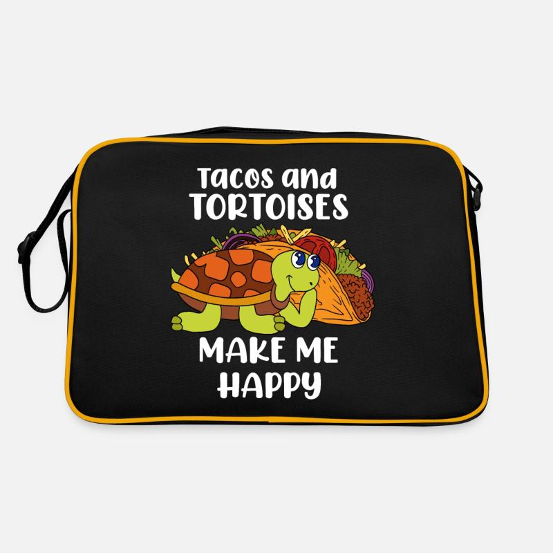Cadeau amusant de tortue Sac Retro