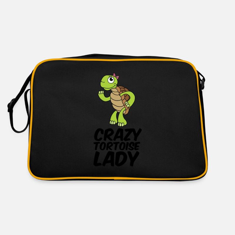 SChildkröte Lustig Mädchen Geschenk Retro Tasche