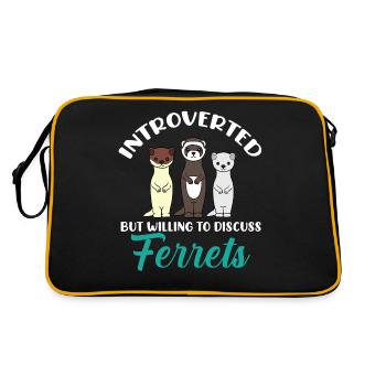 Furet - Sac Retro - noir/or - Dos