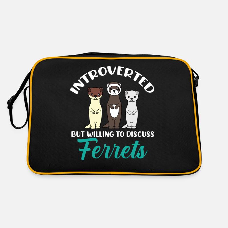 Furet - Sac Retro - noir/or