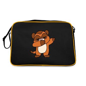 Ferret - Retro Bag - black/gold - Back