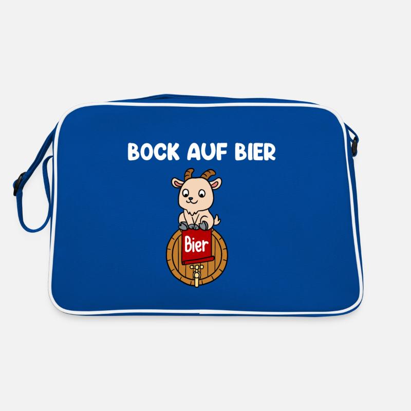 Bock Auf Bier Retro Tasche