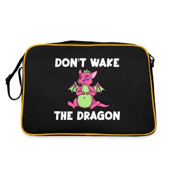 Don't Wake The Dragon - Retro Bag - black/gold - Back
