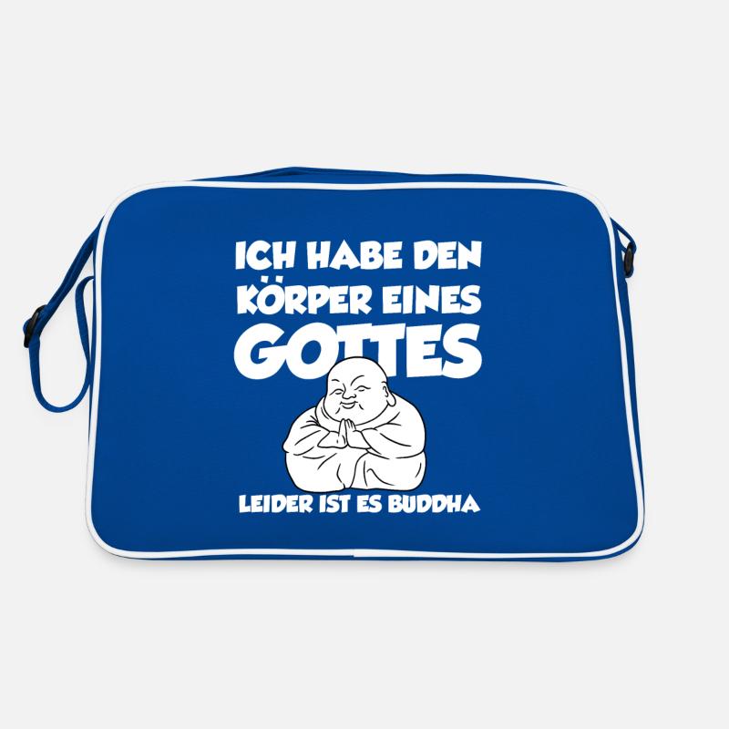 Ich Habe Den Körper Eines Gottes Leider Ist Es Bud Retro Tasche