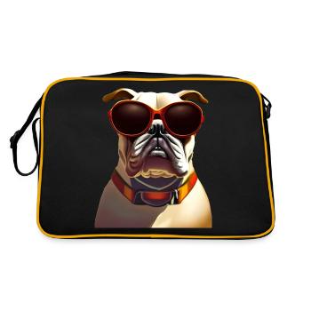Colorbulls Conti Bulldoggen Continental Bulldogs - Sac Retro - noir/or - Dos