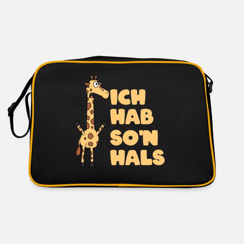 Ich Habe So Einen Hals Retro Tasche