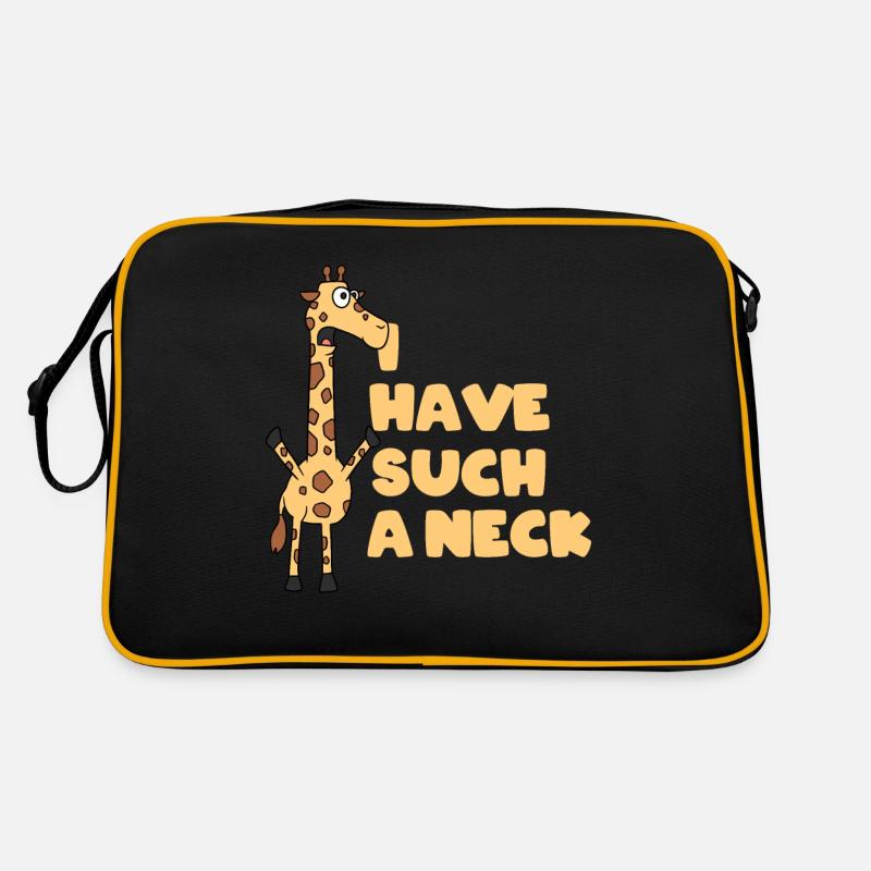 Ich Habe So Einen Hals Retro Tasche