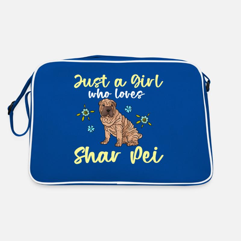 Chinese Shar Pei Retro Tasche