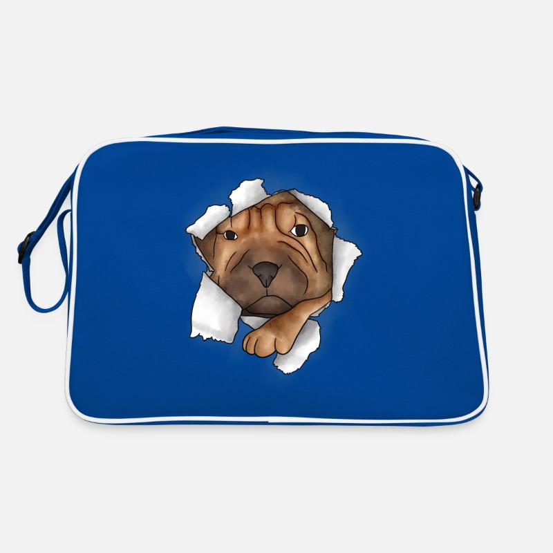 Chinese Shar Pei Retro Tasche