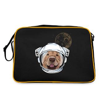 Shar Pei chinois - Sac Retro - noir/or - Dos