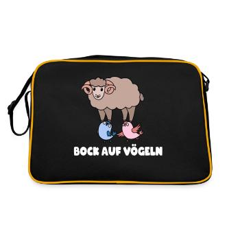 Bucking birds - Retro Bag - black/gold - Back