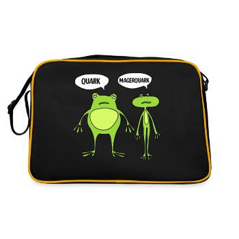 Quar low-fat quark - Retro Bag - black/gold - Back