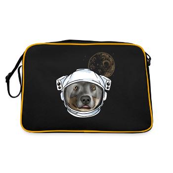 Australian Cattle Dog - Retro Bag - black/gold - Back