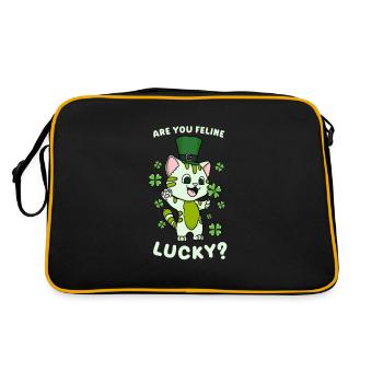 Avez-vous de la chance? - Sac Retro - noir/or - Dos