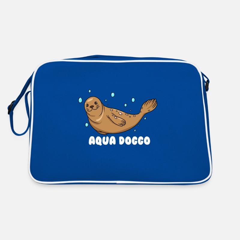 Aqua Doggo Retro Tasche