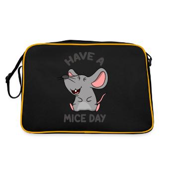Mouse Mice - Retro Bag - black/gold - Back