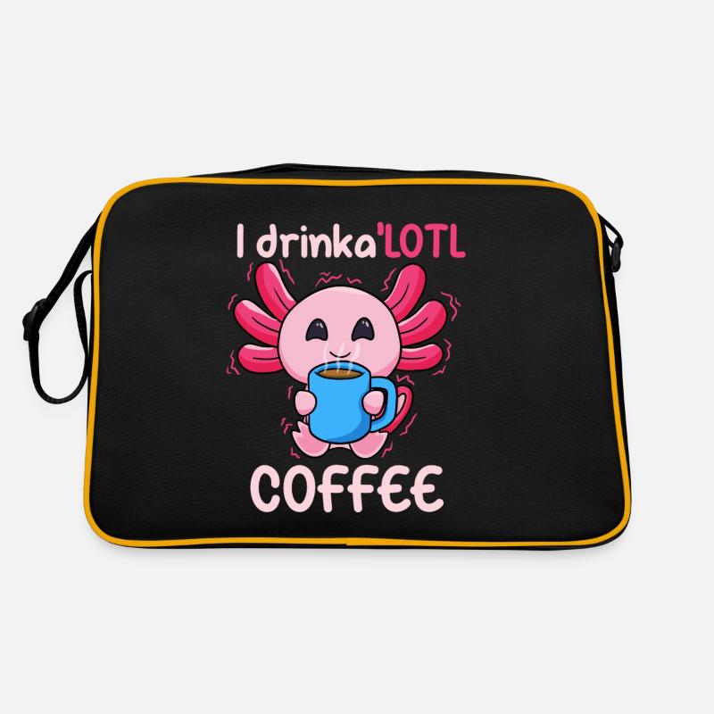 Je bois beaucoup de café Sac Retro
