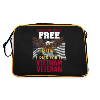 Vétéran du Vietnam - Sac Retro - noir/or - Dos