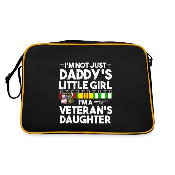Vétéran du Vietnam - Sac Retro - noir/or - Dos