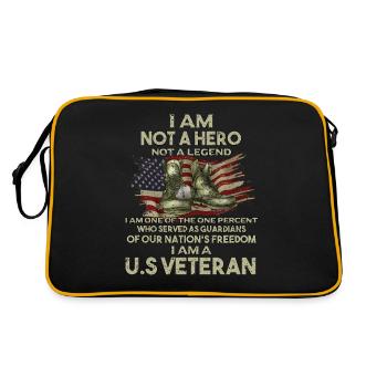 Vétéran du Vietnam - Sac Retro - noir/or - Dos