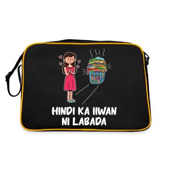 Design de lingerie Fil-Am pour les fiers Pinoys - Sac Retro - noir/or - Dos