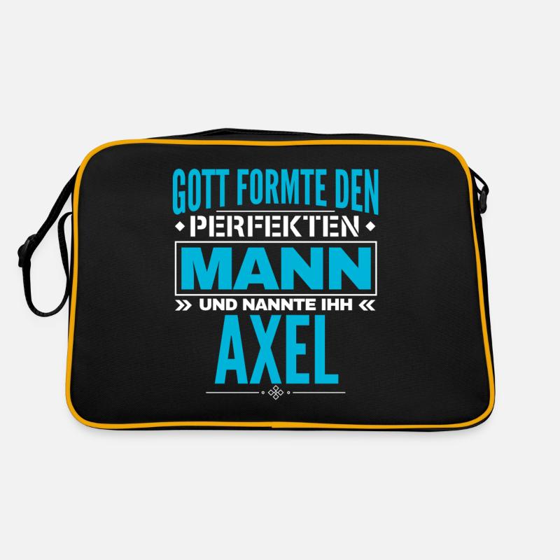 Axel Name Design Retro Tasche