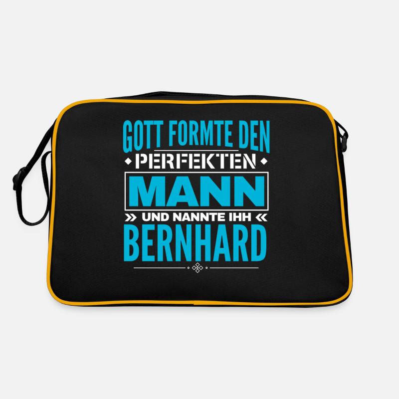 Bernhard Name Design Retro Tasche