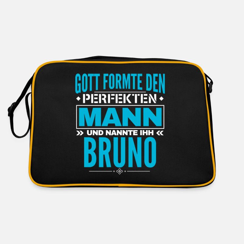 Bruno Name Design Retro Tasche