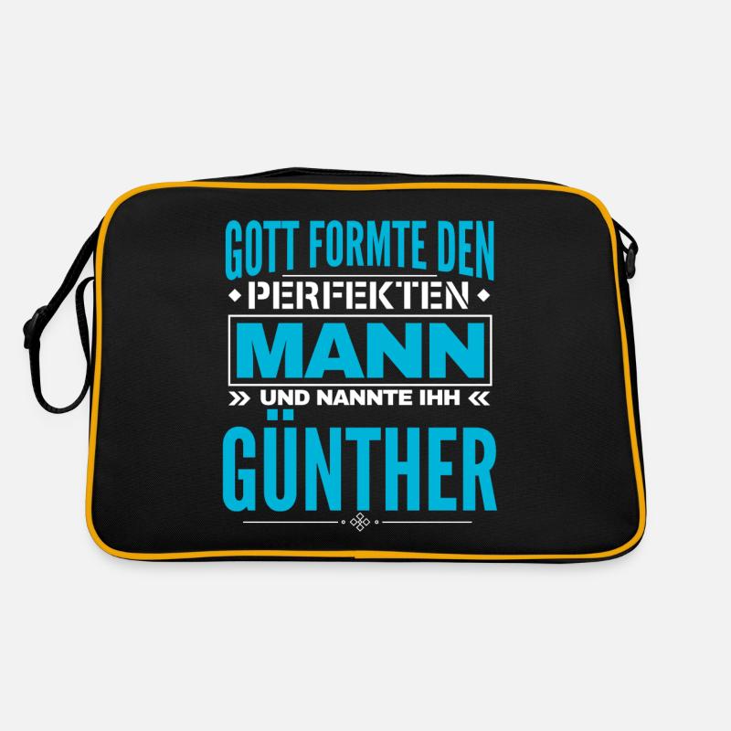 Günther Name Design Retro Tasche